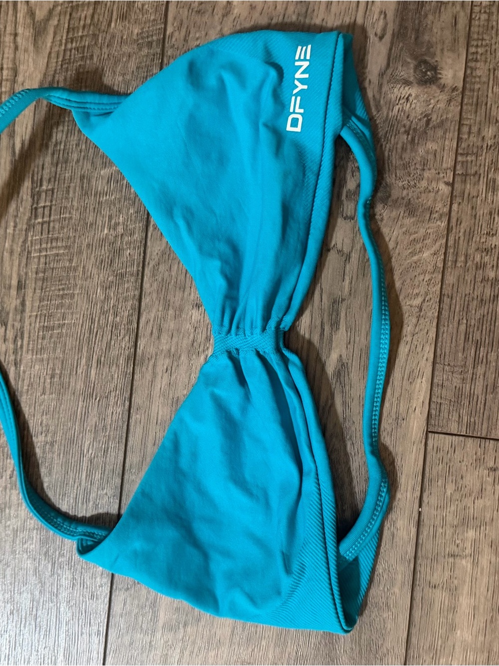 Difyne Teal Triangle Sports Bra - Teal